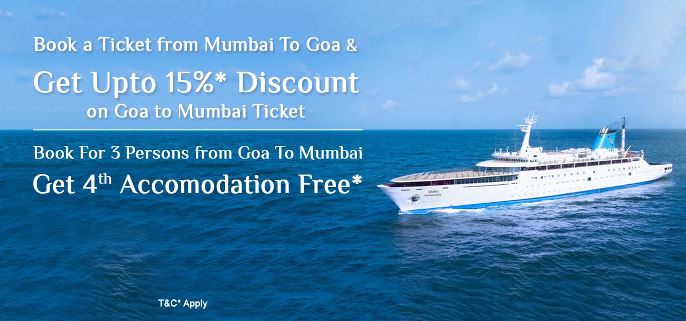 angriya cruise goa to mumbai price